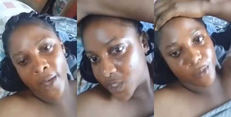 Nigerian lady cries out for 'help' amid Coronavirus lockdown