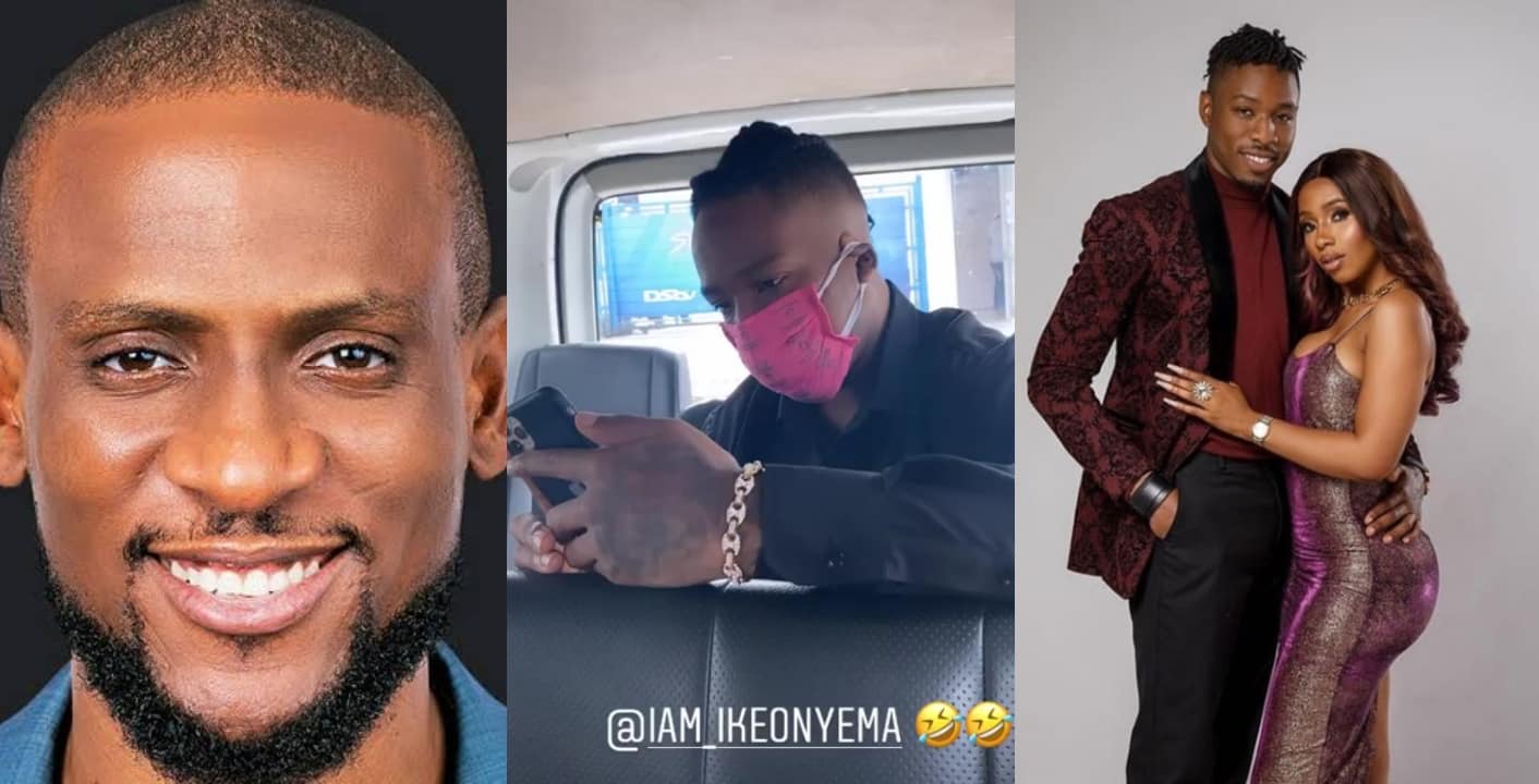 BBNaija's Omashola mocks Ike for wearing a face mask