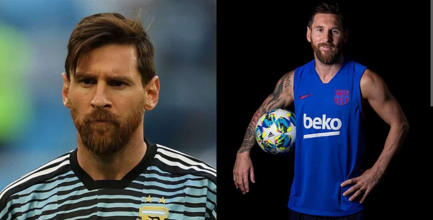 Lionel Messi transformed after shaving his beards