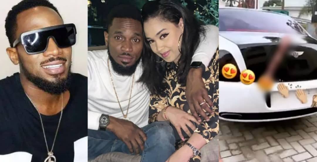 Singer, D'banj Buys His Beautiful Wife A Bentley