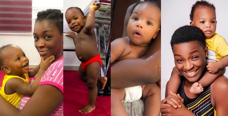 Chacha Eke Celebrates Son, Awesome On His First Birthday (Photos)