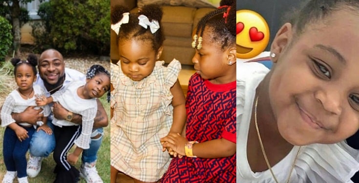 Davido's daughters, Imade and Hailey serve 'sibling goals' in new video