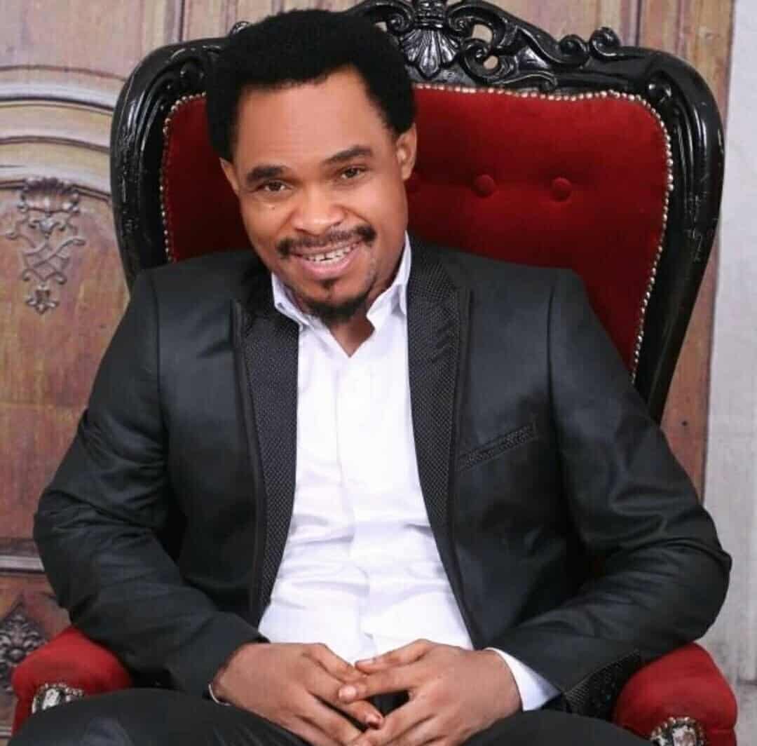 Lady in tears as Prophet Odumeje prophesies death to her, calls her a burial ground (Video)