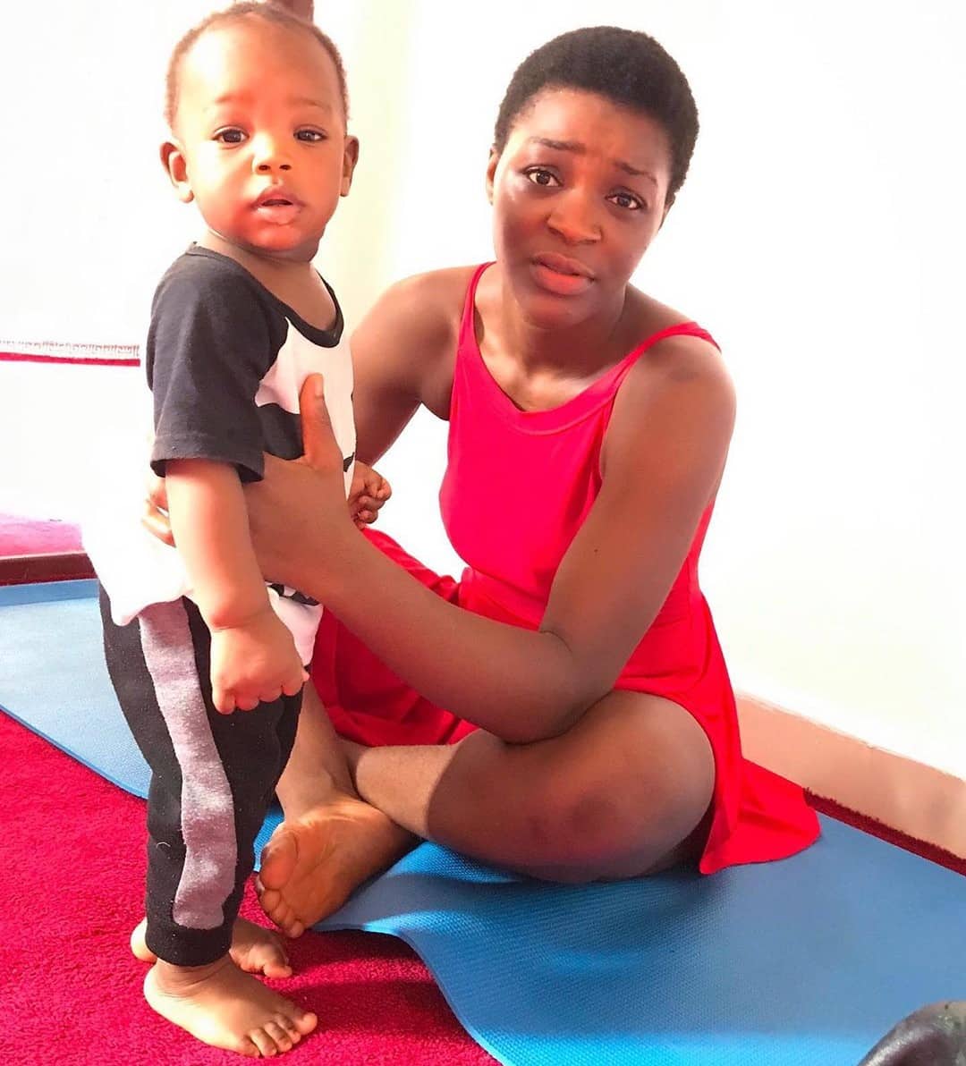 Chacha Eke Celebrates Son, Awesome On His First Birthday (Photos)