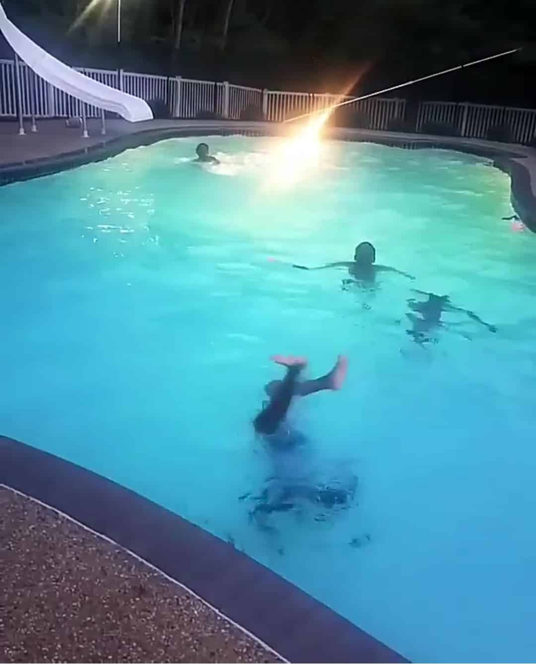 Mercy Johnson's Kids Show Off Incredible Swimming Skills (Video)