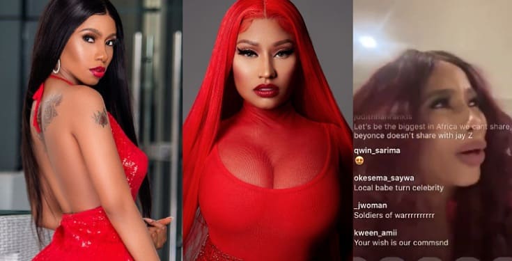 Mercy Eke laments over her unsupportive fan base compares Nicki Minaj’s fans