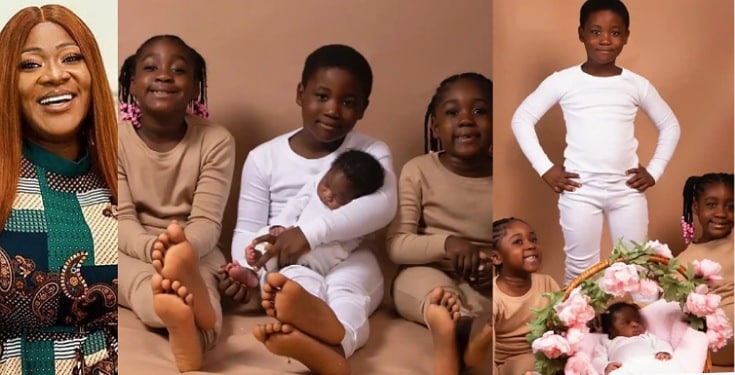 Mercy Johnson shares adorable photos of her kids 
