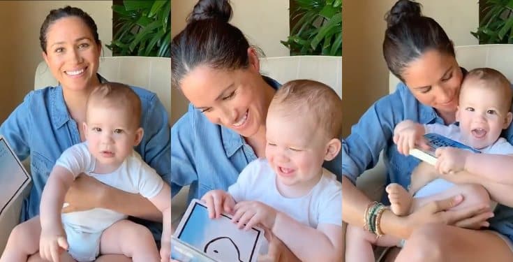 Meghan Markle and Prince Harry adorable video of their son ...