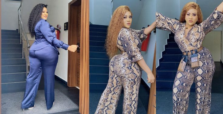 Nkechi Blessing curses a follower who accused her of doing fake giveaways