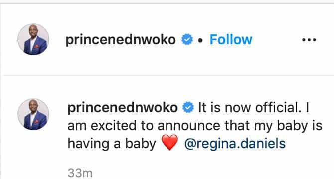 Regina Daniels is Pregnant