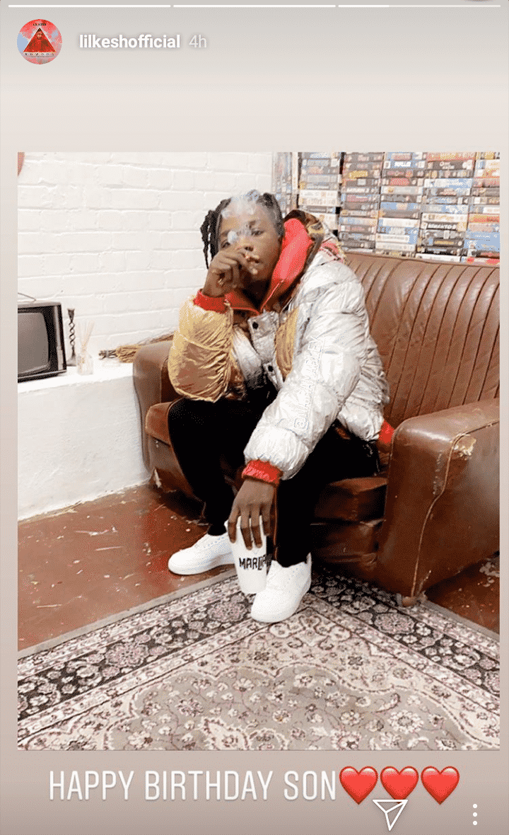 Lil Kesh celebrates Naira Marley