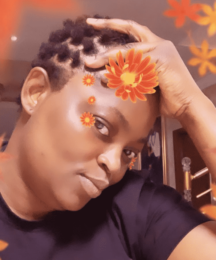 Actress, Funke Akindele puts her new hairstyle on display