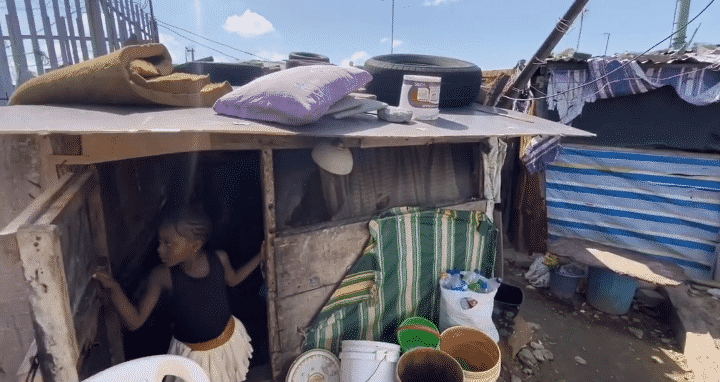 Nigerians shed tears as Williams Uchemba builds new house for a family living in a slum (video) 