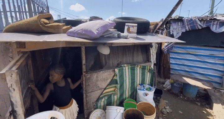 Williams Uchemba builds new house for a family living in a slum