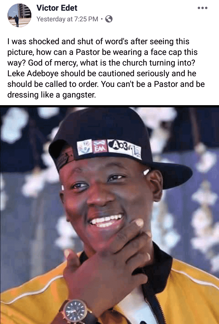 Evangelist calls out Pastor Leke for dressing like a gangster