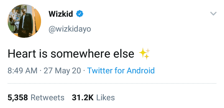 Wizkid replies surprises fan