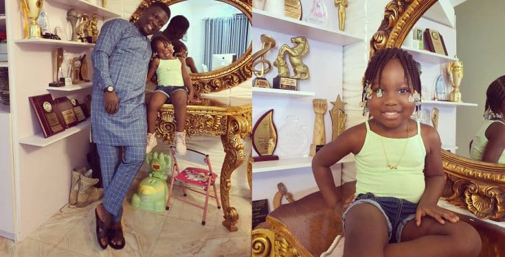 Seyi Law replies a fan who queried him for opening an IG page for his daughter