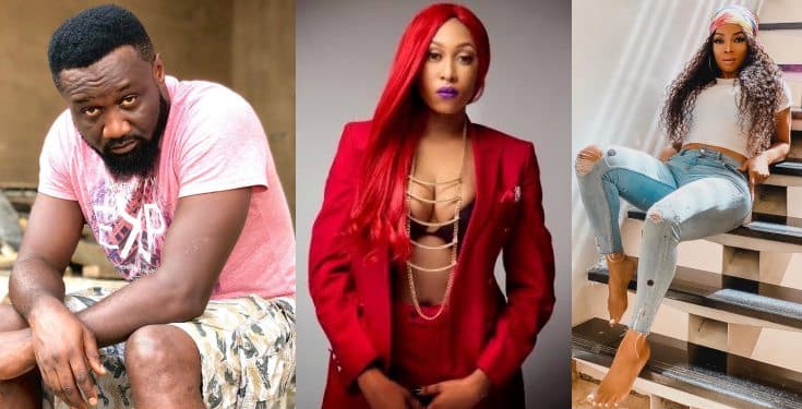 Toke Makinwa reacts after Cynthia Morgan accused Jude Okoye of her career misfortune