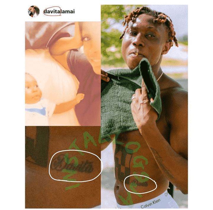 Zlatan Ibile gets a tattoo of his baby mama's name