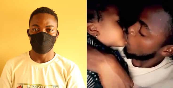 Police arrest man filmed kissing his 3-year-old step sister