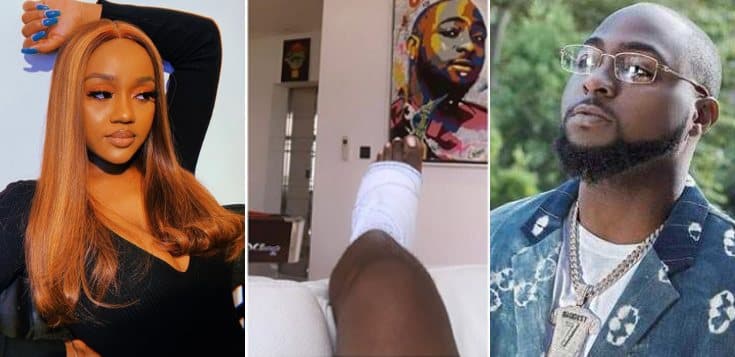 How Chioma’s alleged fight with Davido fractured his leg after she found out he impregnated another woman