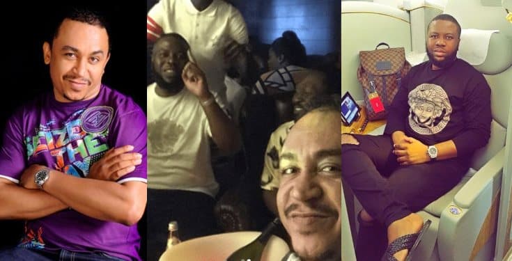 #Trending: Nigerians drag Daddy Freeze for dining with Hushpuppi after criticizing Pastors