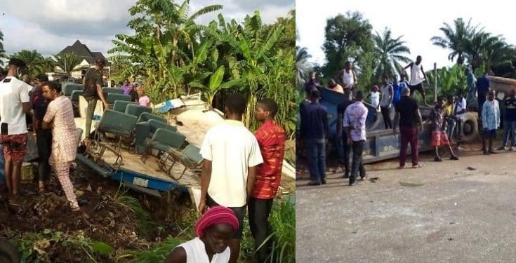 Four members of a family killed in a fatal accident in Anambra