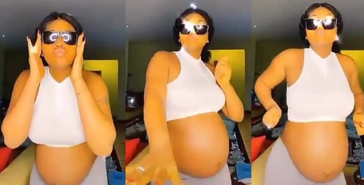 Heavily Pregnant Regina Daniels Shows Off Dance Moves In New Video