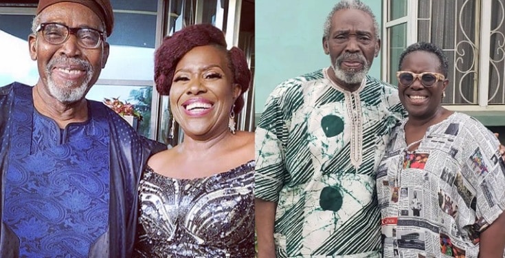 "My husband is not dead" - Joke Silva reacts to rumors about Olu Jacob's death