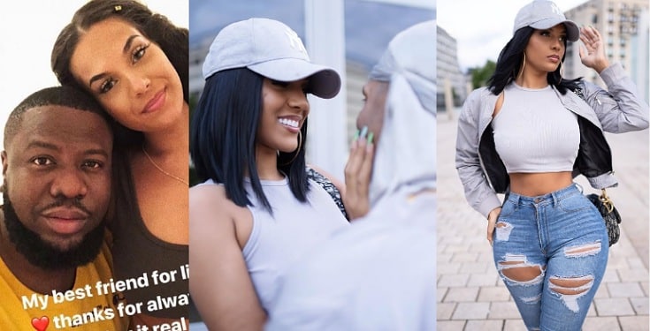 Hushpuppi's alleged girlfriend shares loved-up photos with her new boo 