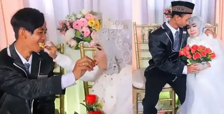 65-year-old grandmother marries her 24-year-old adopted son (Photos)