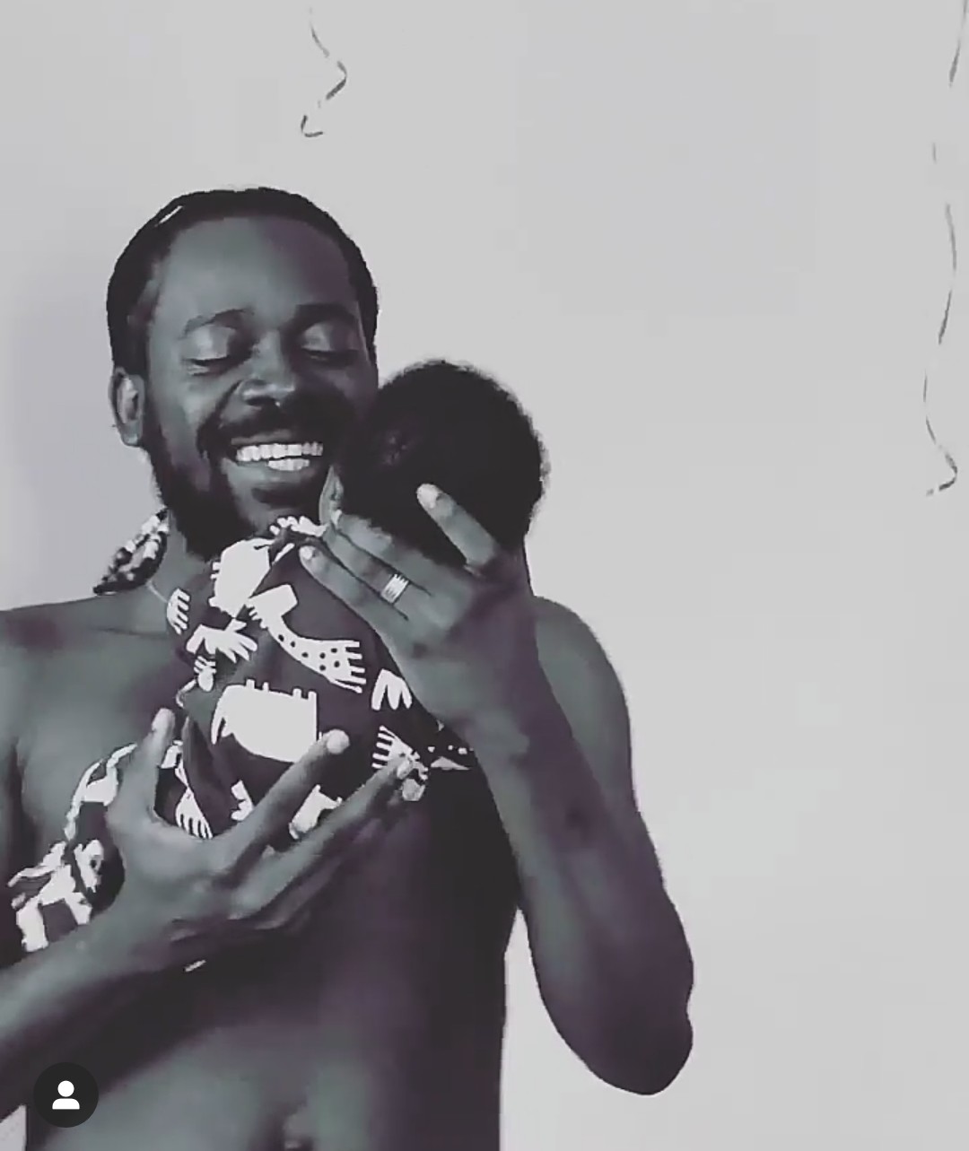 Simi shares adorable video of her hubby singing to their baby