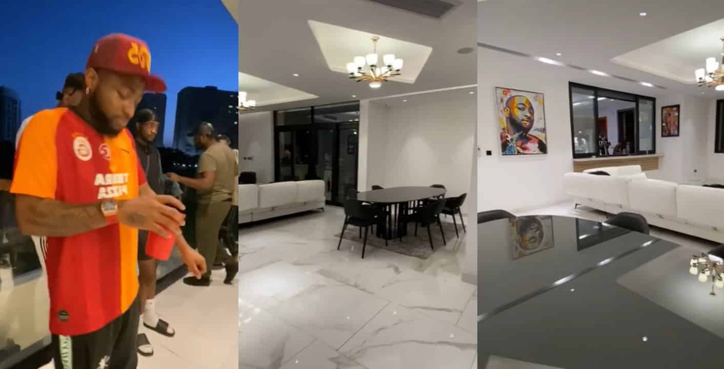 Davido displays new mansion