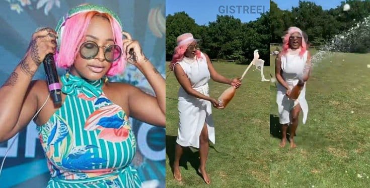 DJ Cuppy celebrates