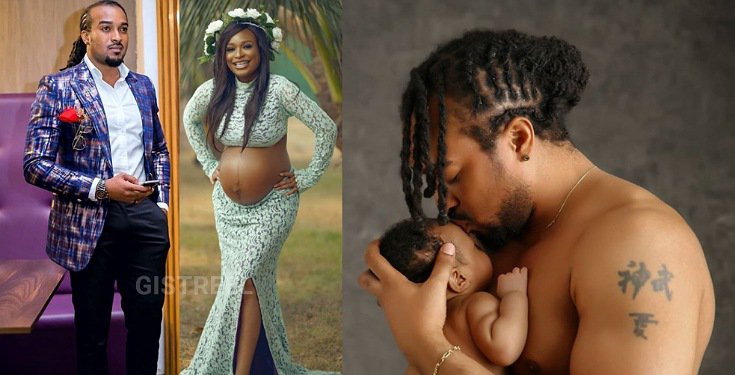 Bryan Akwara shares photo of his baby