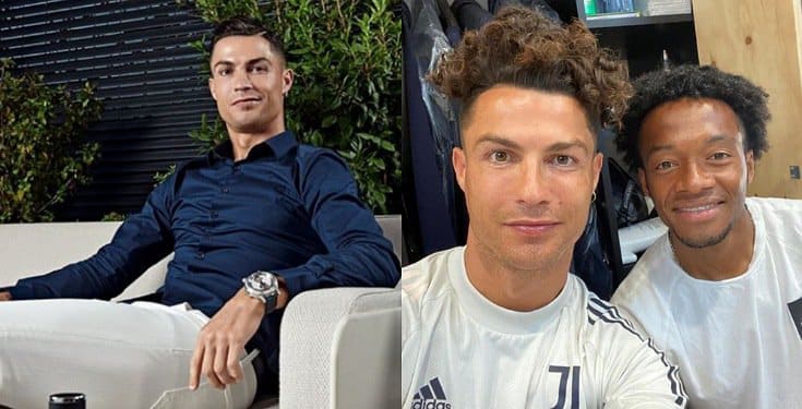 Cristiano Ronaldo new hairstyle