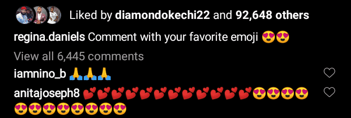 Regina Daniels baby bump photos