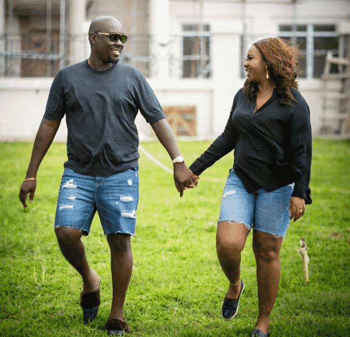 Obi Cubana and wife celebrate