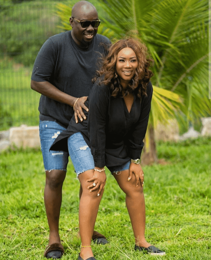 Obi Cubana and wife celebrate