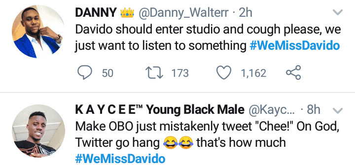 #WeMissDavido Trends on social media