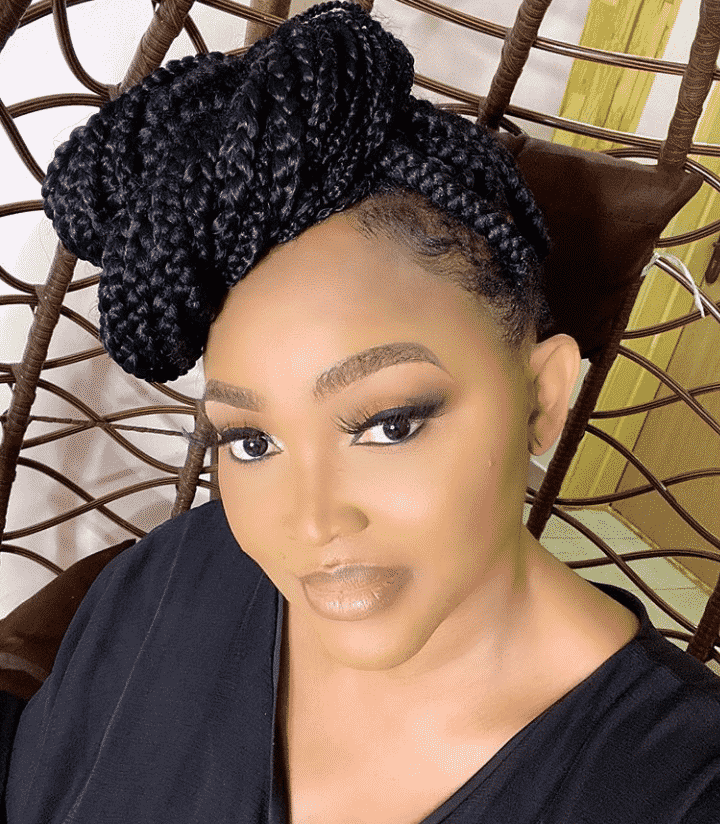 Mercy Aigbe thanks God