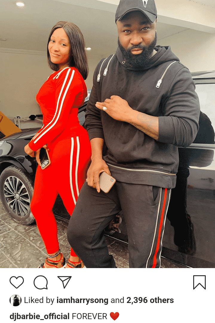 Harrysong dating DJ Barbie