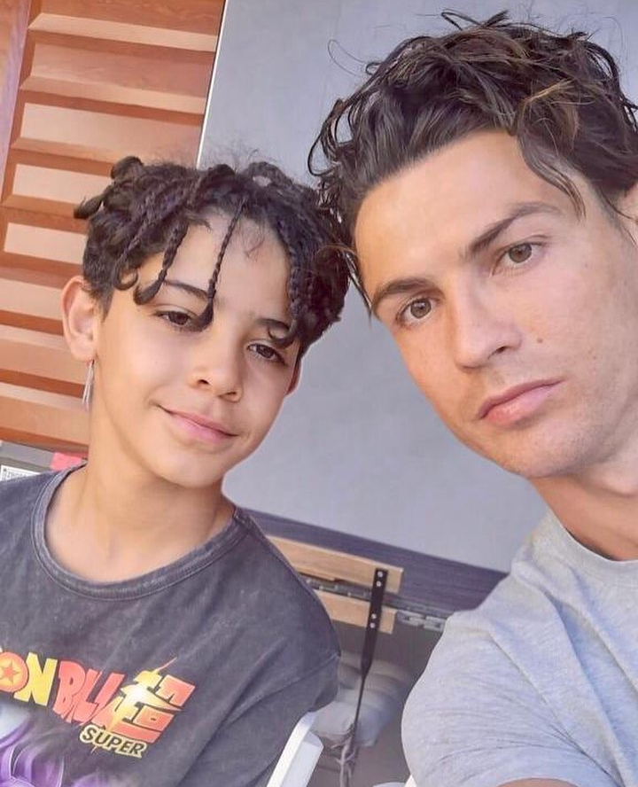 C.Ronaldo Celebrates First Son