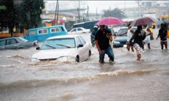 Pictures And Videos From Flooding In Lagos