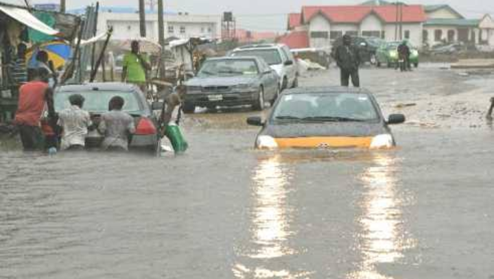 Pictures And Videos From Flooding In Lagos