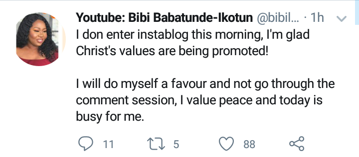 Vlogger Bibi says couples should consult Holy Spirit