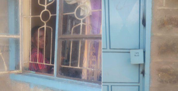 House agent welds tenant door, locking a single mother and her sick child over unpaid rents (photos)