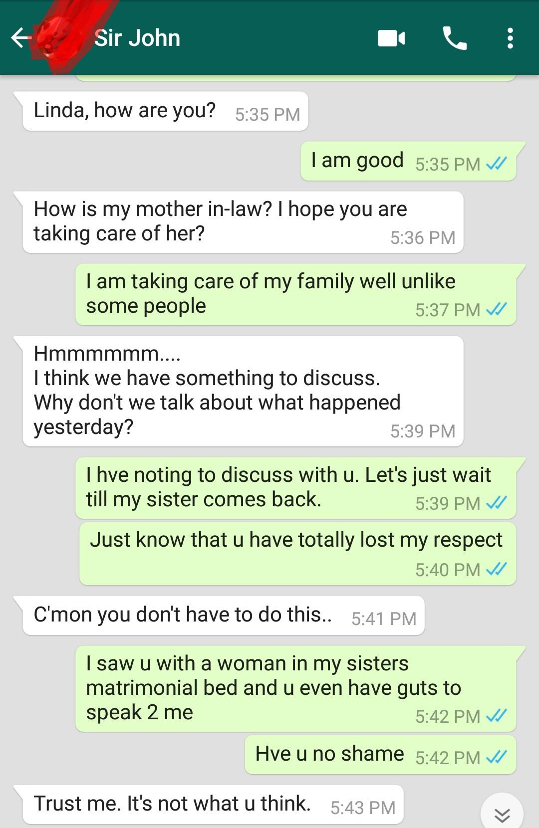 Lady Shares Chat With Sister S Husband Who Promised To