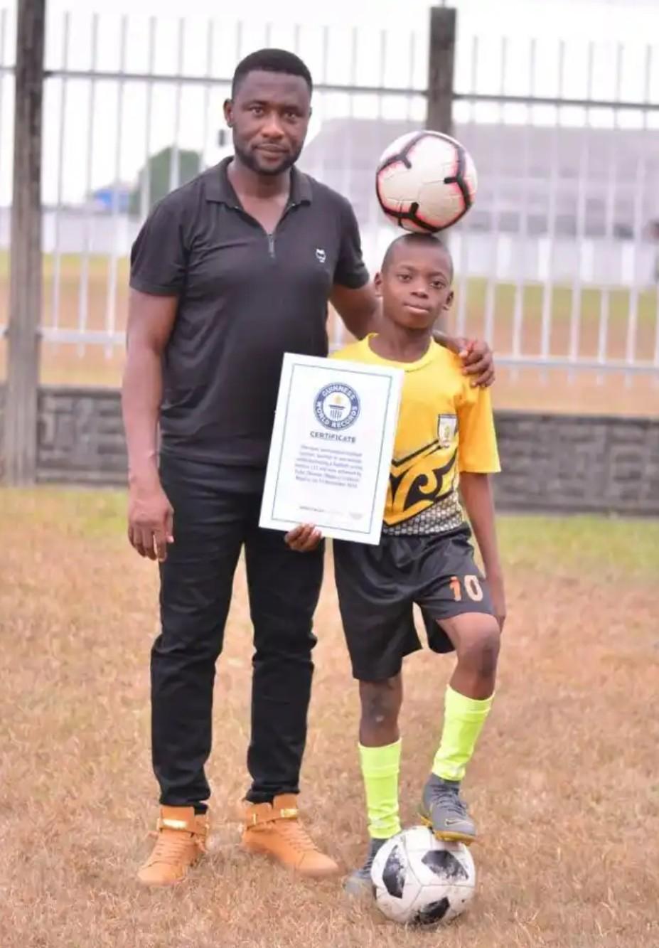 Meet The 11-Year-Old Footballer Who Set A Guiness World Record 51