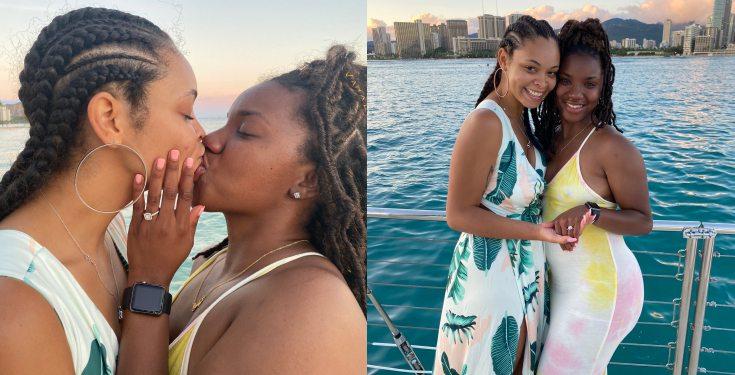 Nigerian man condemns two African American women who recently got engaged (Photos)